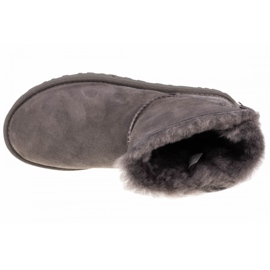 Ugg Mini Bailey Bow Ii W 1016501-GRAY shoes black 2