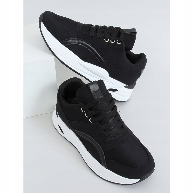 Black BL213P Black sports shoes 1