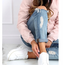 White NB382P Beige high sole sneakers 1