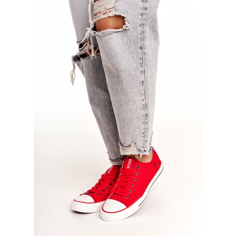 Women's Sneakers Low Big Star Red DD274339 2 Women's Sneakers Low Big Star Red DD274339 2