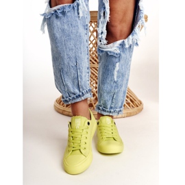 Women's Sneakers Big Star Lime AA274012 yellow 1