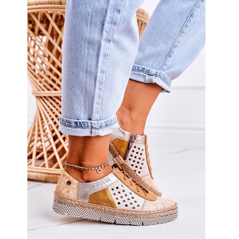 Women's leather shoes Maciejka Yellow 03339-44 multicolored 1 Women's leather shoes Maciejka Yellow 03339-44 multicolored 1