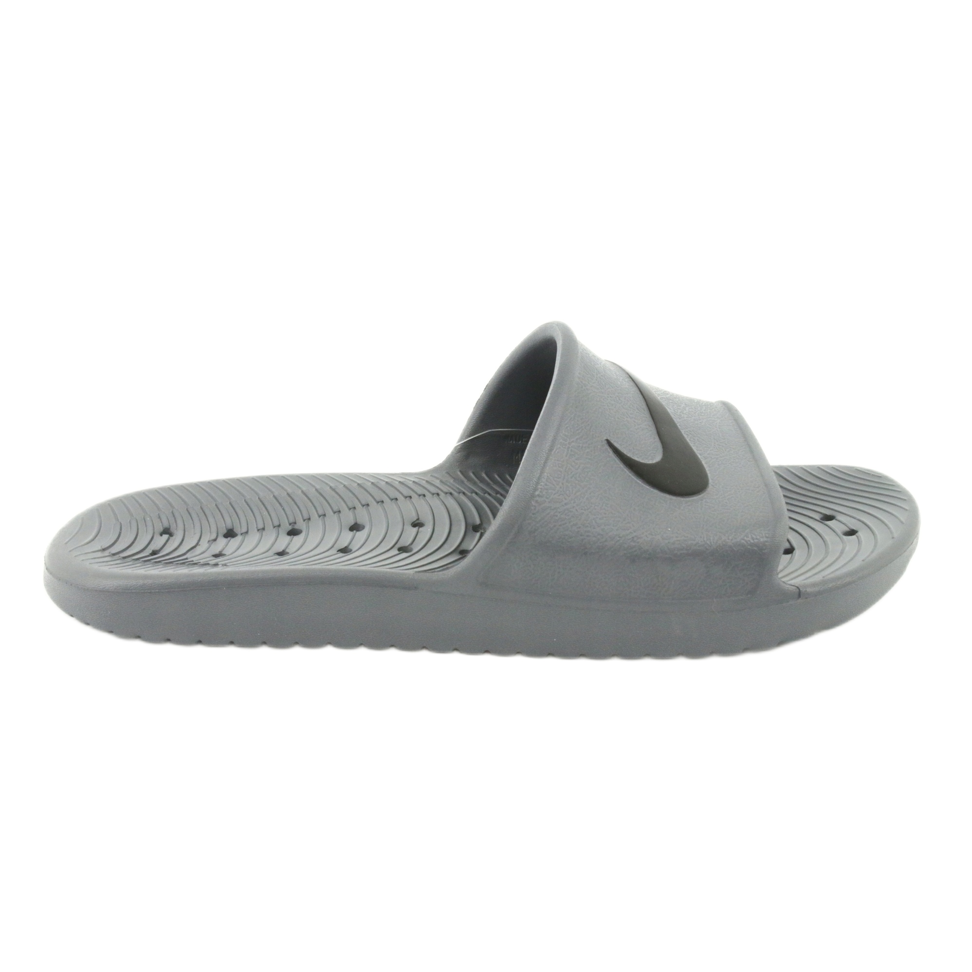 nike grey slippers