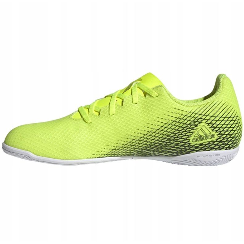 Adidas X Ghosted.4 In M FW6906 football boots white, yellow neon green 1