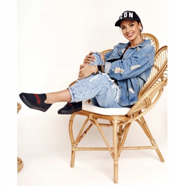 Women's Sneakers Slip-on Big Star FF274221 Black 1