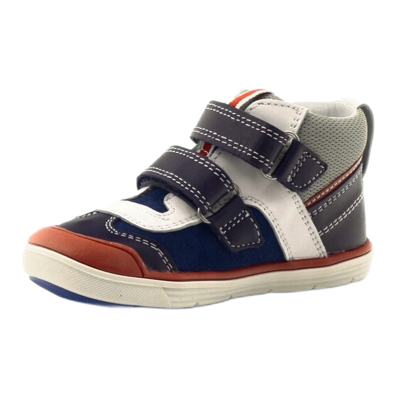 Bartek navy blue boys' leather boys multicolored 2 Bartek navy blue boys' leather boys multicolored 2