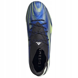 Adidas Nemeziz.1 Fg Jr FY0816 football boots white, black, blue, yellow blue 2