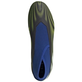 Adidas Nemeziz.3 Ll Fg M FW7411 football boots white, black, blue, yellow black 2