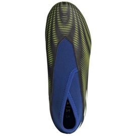 Adidas Nemeziz.3 Ll Fg Jr FY0819 football boots white, black, blue, yellow black 2