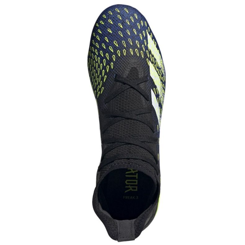 Adidas Predator Freak.3 Fg M FY0610 football boots white, black, royal black 2