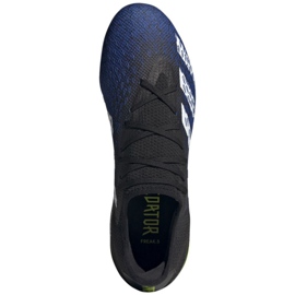 Adidas Predator Freak.3 L Fg M FY0615 football boots white, black, royal black 2
