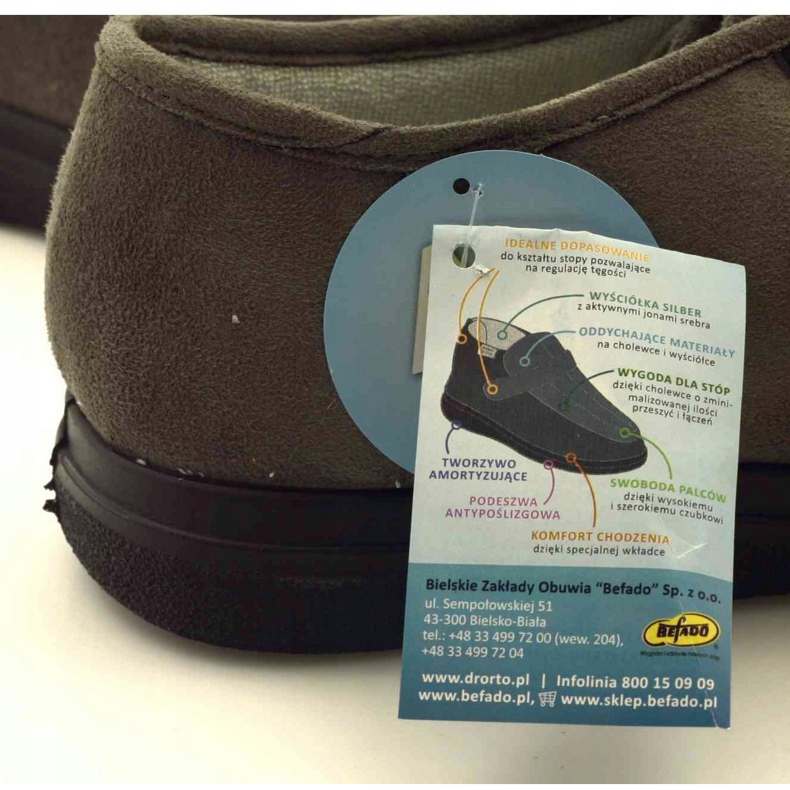 Men's health shoes Dr.Orto Befado 871M006 grey 4 Men's health shoes Dr.Orto Befado 871M006 grey 4