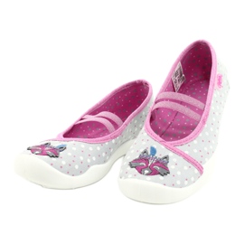 Befado children's shoes 116X285 pink grey 3