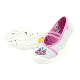 Befado children's shoes 116X285 pink grey 4