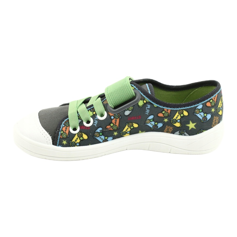 Befado children's shoes 251Y164 grey multicolored green 2