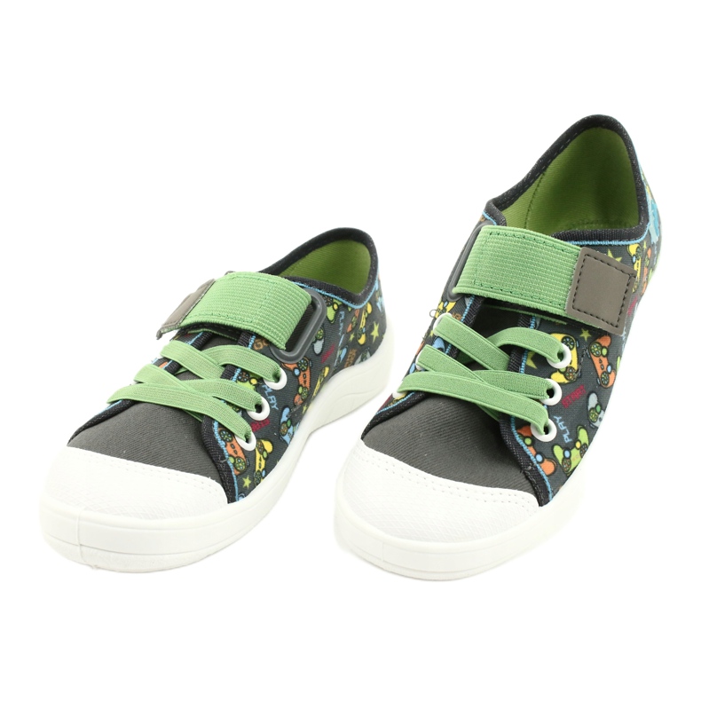 Befado children's shoes 251Y164 grey multicolored green 3