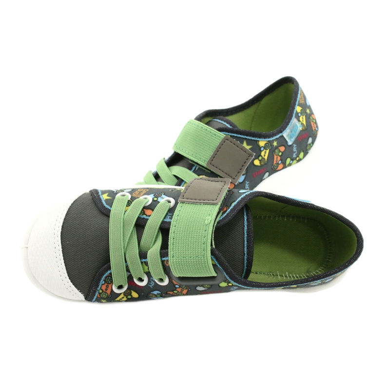 Befado children's shoes 251Y164 grey multicolored green 5