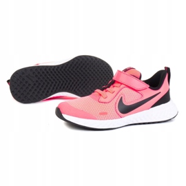 Nike Revolution 5 Psv Jr BQ5672-602 shoes white pink 1