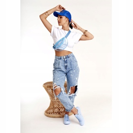 Women's Classic Low Sneakers Big Star AA274029 Light Blue 2