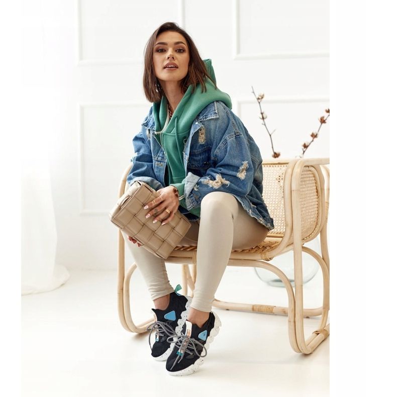 PS1 Women's Sport Socks Black Fashion Pioneer blue 1 PS1 Women's Sport Socks Black Fashion Pioneer blue 1