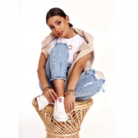 Women's sneakers Big Star DD274892 White-Red 1 Women's sneakers Big Star DD274892 White-Red 1