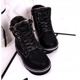 Children's Trappers Insulated with Fur Black Luke 2