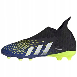 Football boots adidas Predator Freak.3 Ll Fg black-green-navy blue Junior FY0618 1