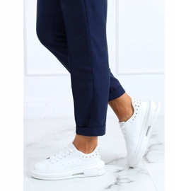 White women's sneakers SC36 White 2