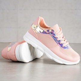 SHELOVET Classic Powder Sneakers pink 1