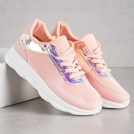 SHELOVET Classic Powder Sneakers pink 2