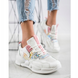 Bestelle Sneakers On The Fashion Platform white pink silver 2