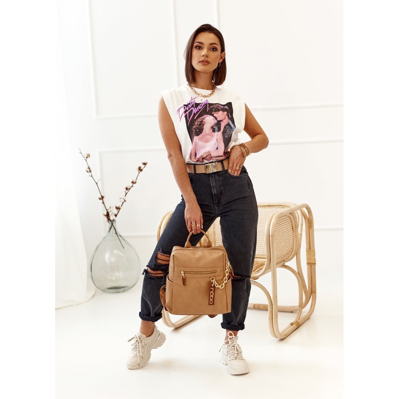 PS1 Women's Sneakers On A Massive Sole Beige Chunky 1