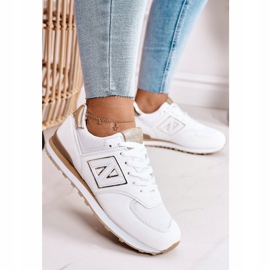 Women's sports shoes Sneakers White and Gold Last Minute golden 2 Women's sports shoes Sneakers White and Gold Last Minute golden 2