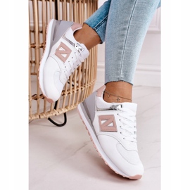 Women's sports shoes Sneakers White and Pink Last Minute grey 1