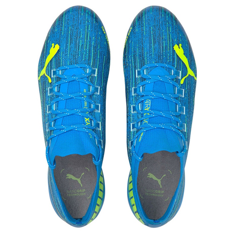 Football shoes Puma Ultra 1.2 Fg Ag blue-yellow 106299 01 2 Football shoes Puma Ultra 1.2 Fg Ag blue-yellow 106299 01 2