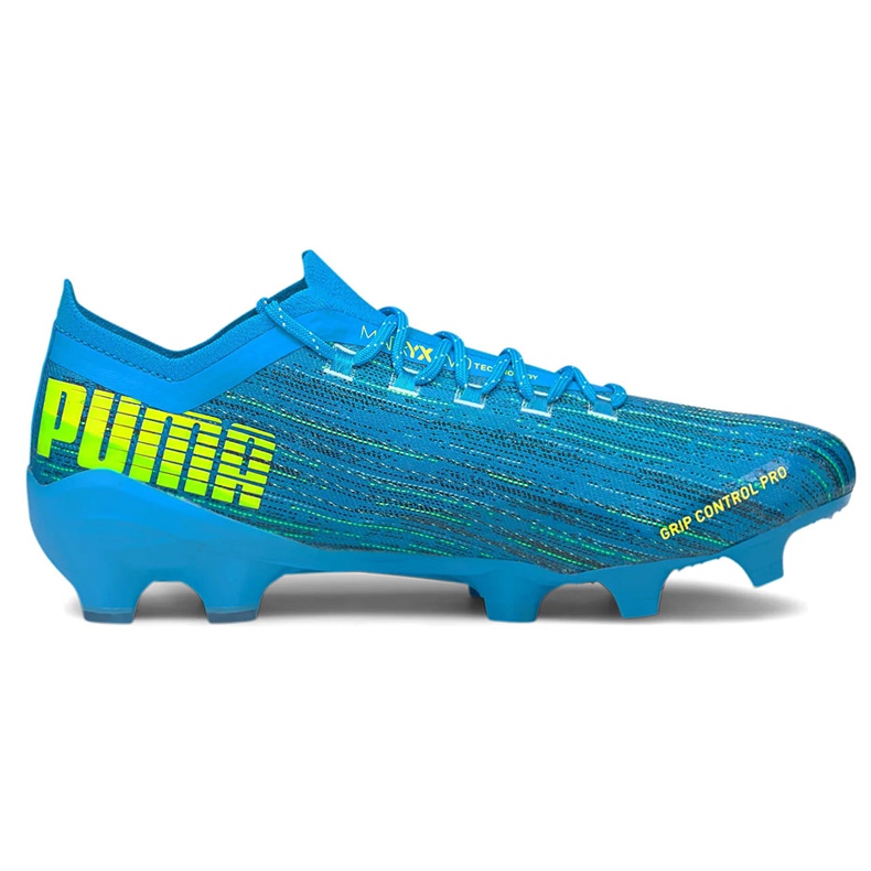 Football shoes Puma Ultra 1.2 Fg Ag blue-yellow 106299 01 1