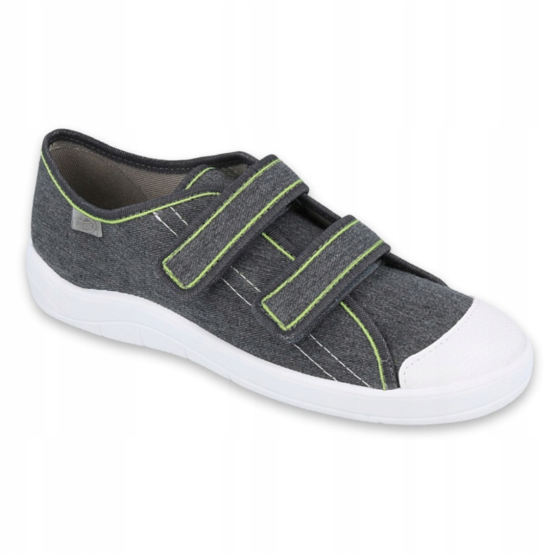 Befado youth shoes 124Q006 grey green 1 Befado youth shoes 124Q006 grey green 1