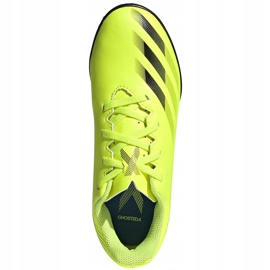 Adidas X Ghosted.4 Tf Junior football boots yellow-black FW6920 1