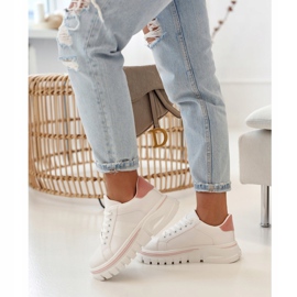 PS1 Women's Sneakers On The Platform White Pink Riri 1