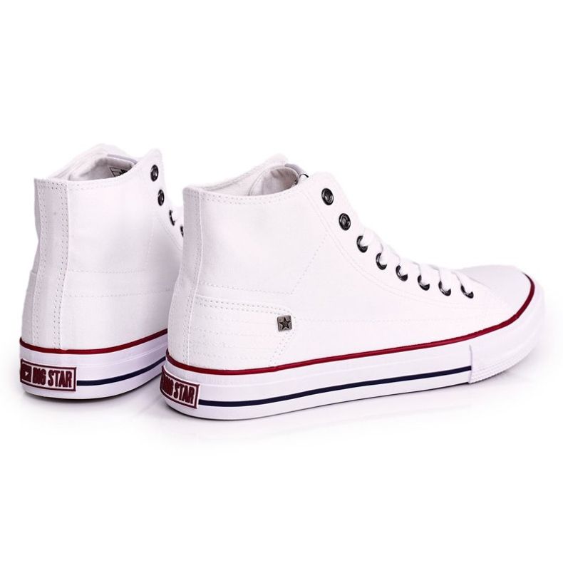 Men's Classic High-top Sneakers Big Star DD174251 White 1