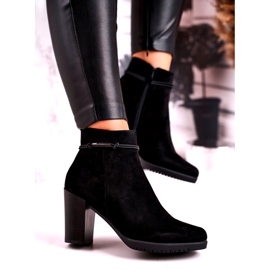 Suede Black Boots Sergio Leone BT306 1