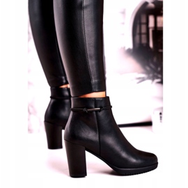Black Boots Black Sergio Leone BT306 1