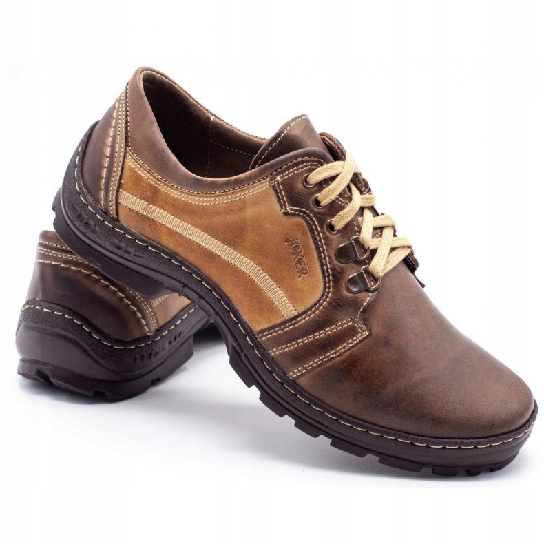 Joker Men's trekking shoes 192 brown beige 3