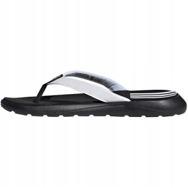 Adidas Women's Comfort Flip Flop white and black EG2065 slippers 2