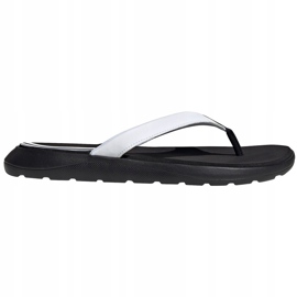 Adidas Women's Comfort Flip Flop white and black EG2065 slippers 1