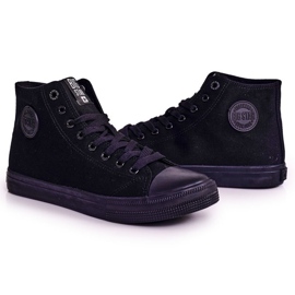 Men's Classic High-top Sneakers Big Star FF174550 Black 1