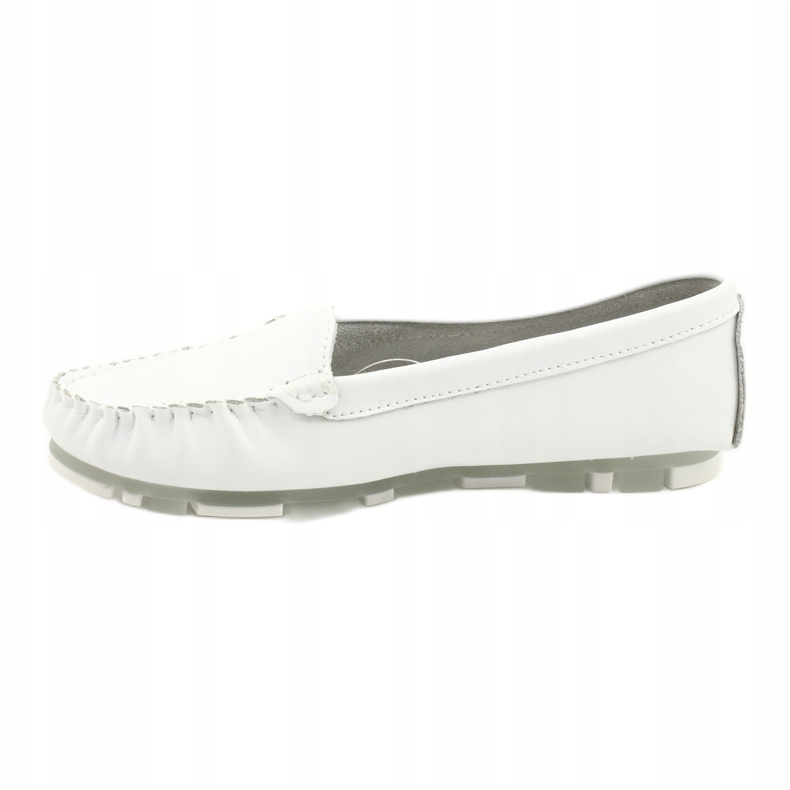 Women's Leather Loafers Filippo DP2037 White 1