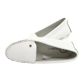 Women's Leather Loafers Filippo DP2037 White 4