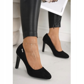 PJ1 Classic Pumps On A Bar Suede Black Eleanor 1