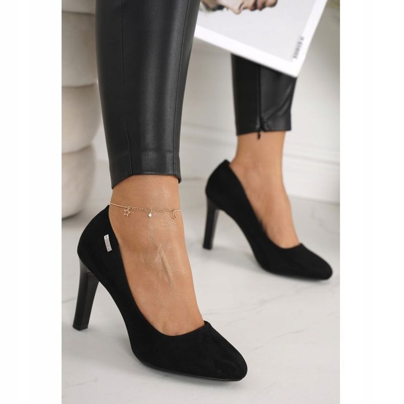 PJ1 Classic Pumps On A Bar Suede Black Eleanor 1 PJ1 Classic Pumps On A Bar Suede Black Eleanor 1